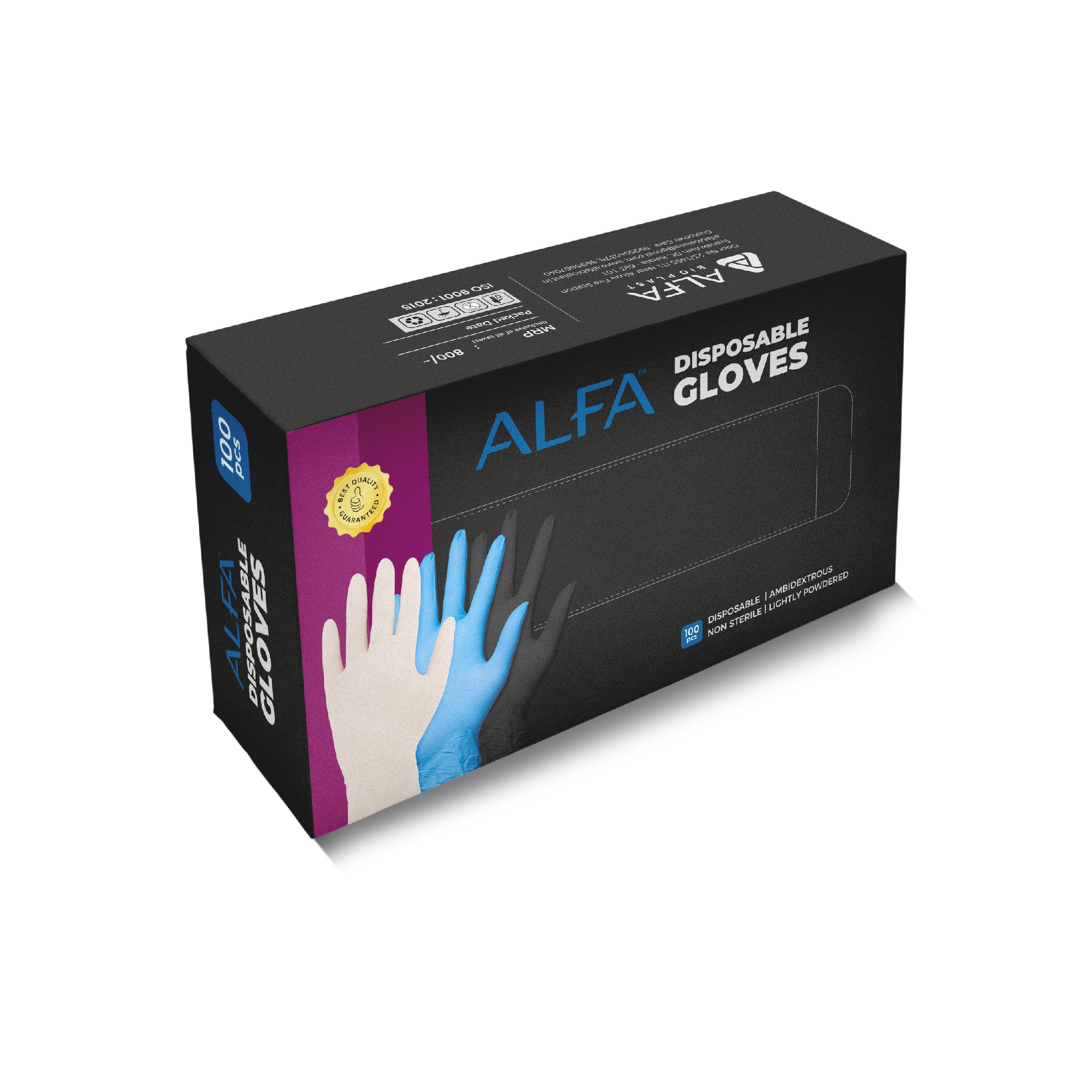 ALFA GLOVES - LATEX / VINYL GLOVES